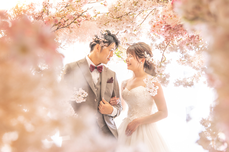 フラワーアーチシーン