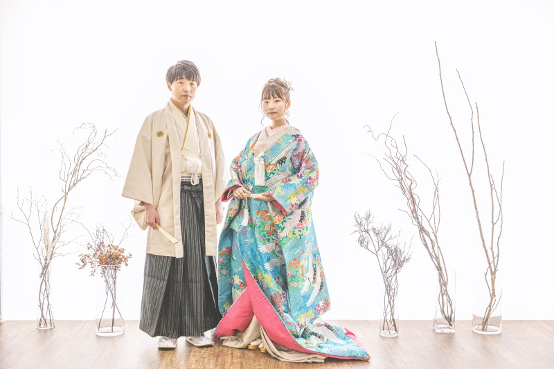 ライトルームシーンで光り輝くおふたり