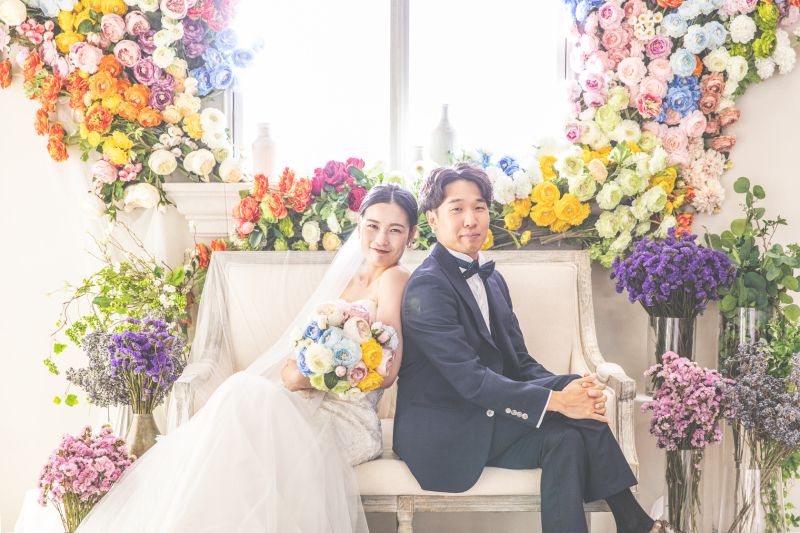 フラワーウオールシーン