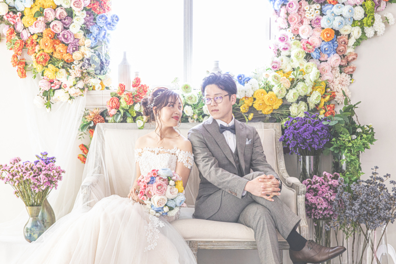 フラワーウオールシーン