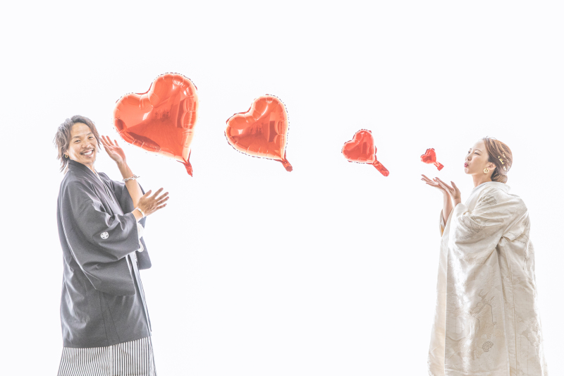 小物をふんだんに活用しての撮影はgood！