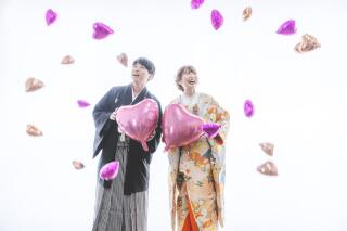 おふたりらしい華やかなご撮影♡