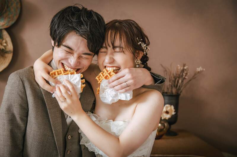 おいしそうなワッフル