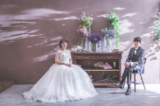 おふたりにピッタリのシーンで！