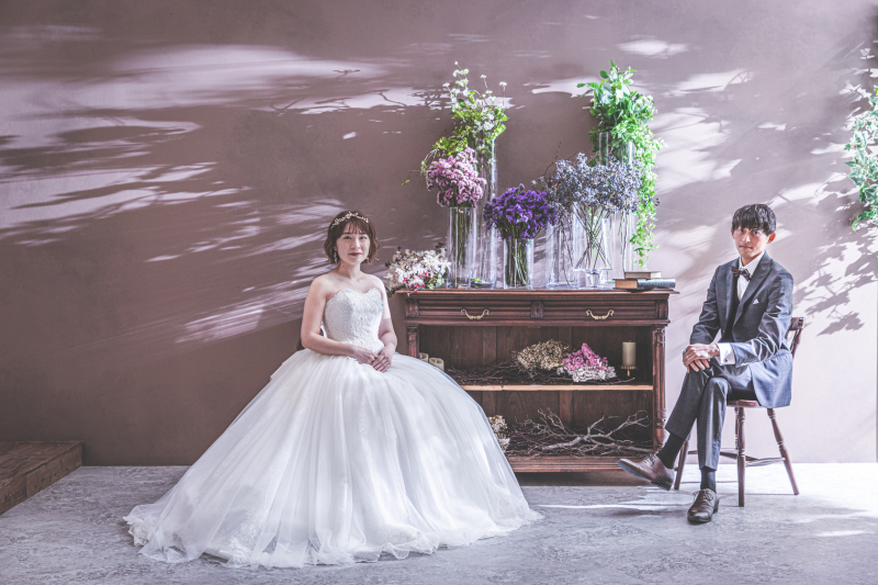 おふたりにピッタリのシーンで!