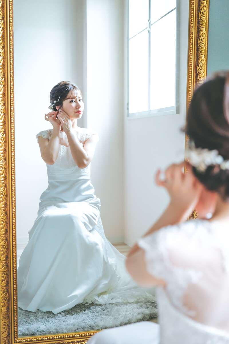 お仕度ショット