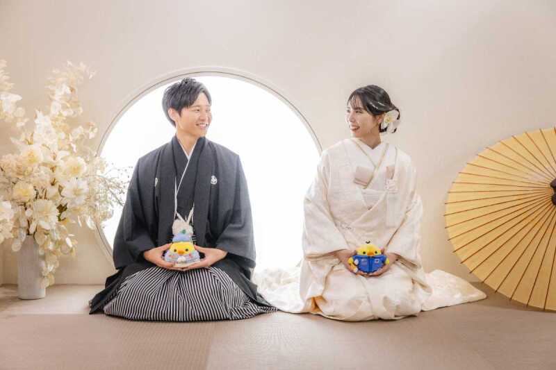 おふたりのお小物と一緒に