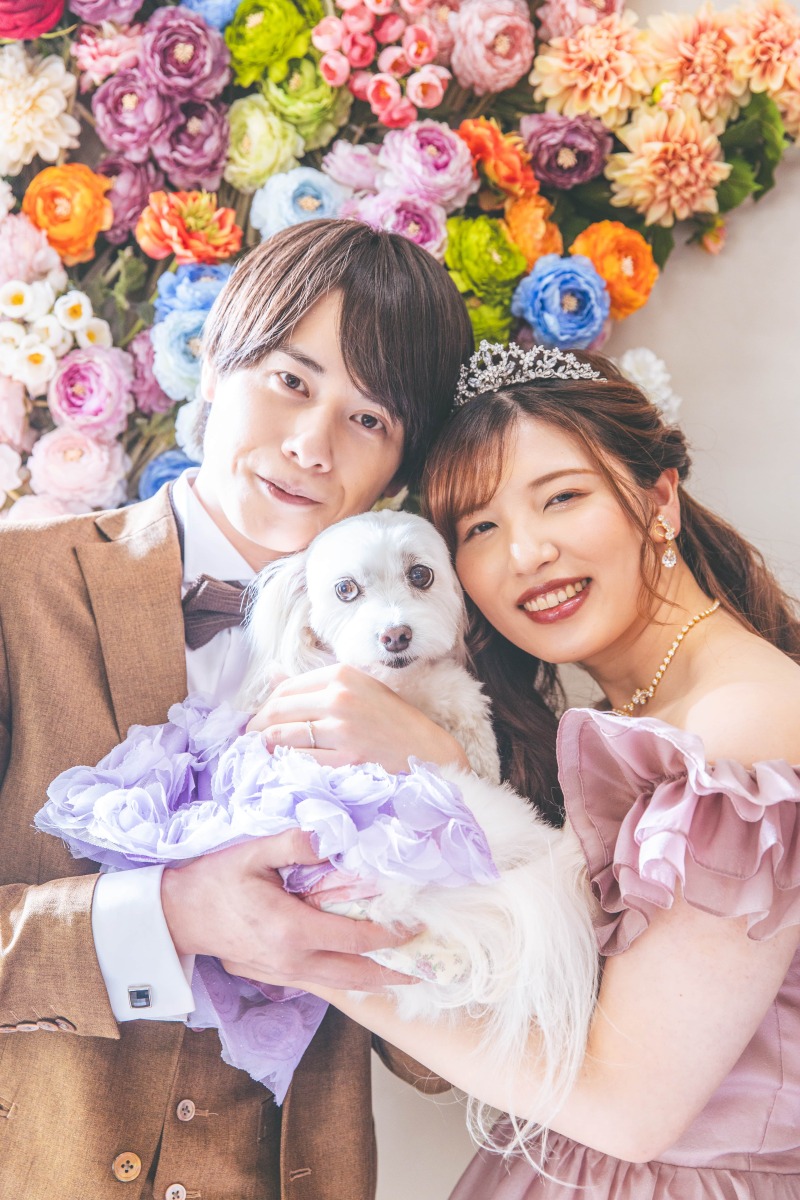 ワンちゃんと一緒に