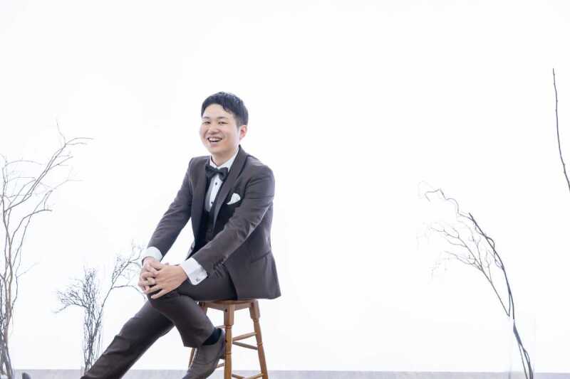 忘れてはいけない、新郎様のソロショット！