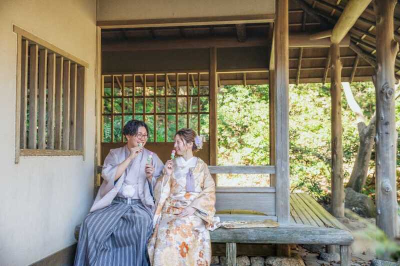 和装に似合う【お団子】ショット！