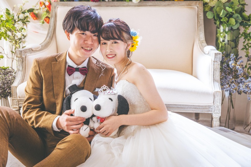 マスコットと一緒に