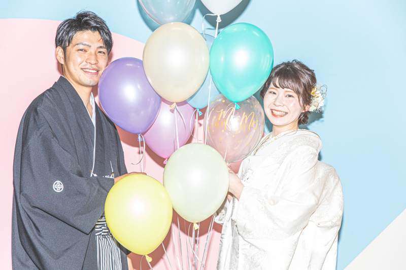 トレンドのスタジオで洋装も和装も!