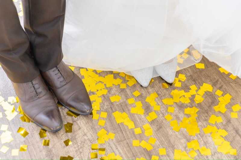 足元にも愛が♡