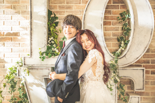 笑顔が似合うおふたりにピッタリなシーン！