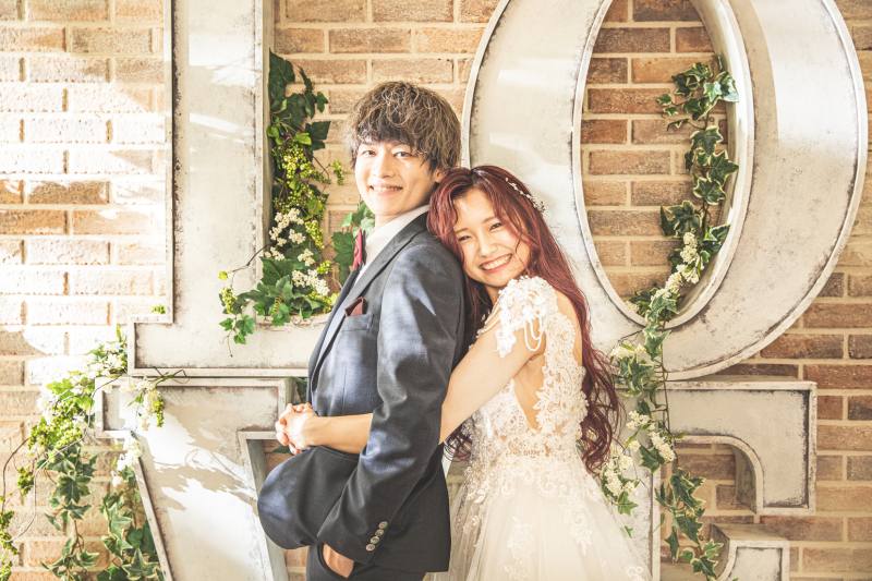 笑顔が似合うおふたりにピッタリなシーン！