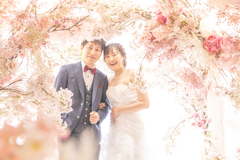 フラワーアーチシーン