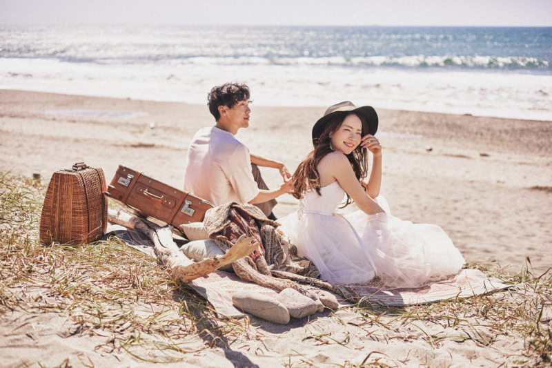 キラキラの海を眺めながら