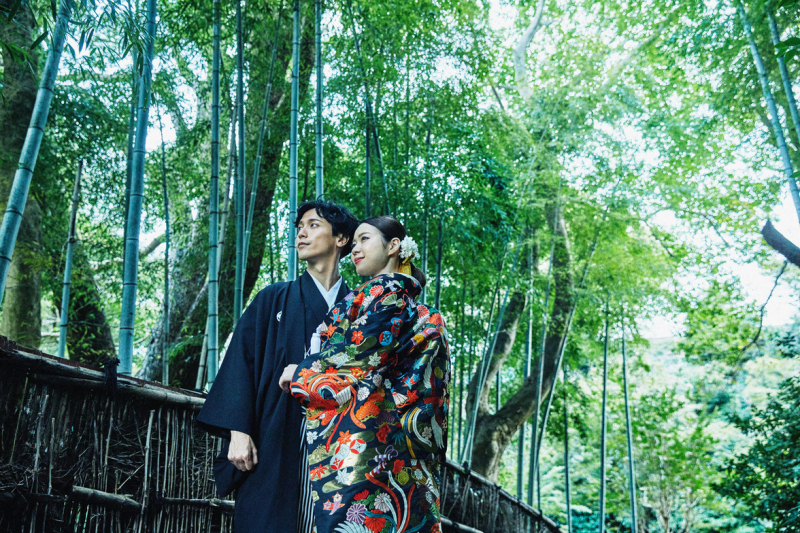 竹林のスケール感を活かして