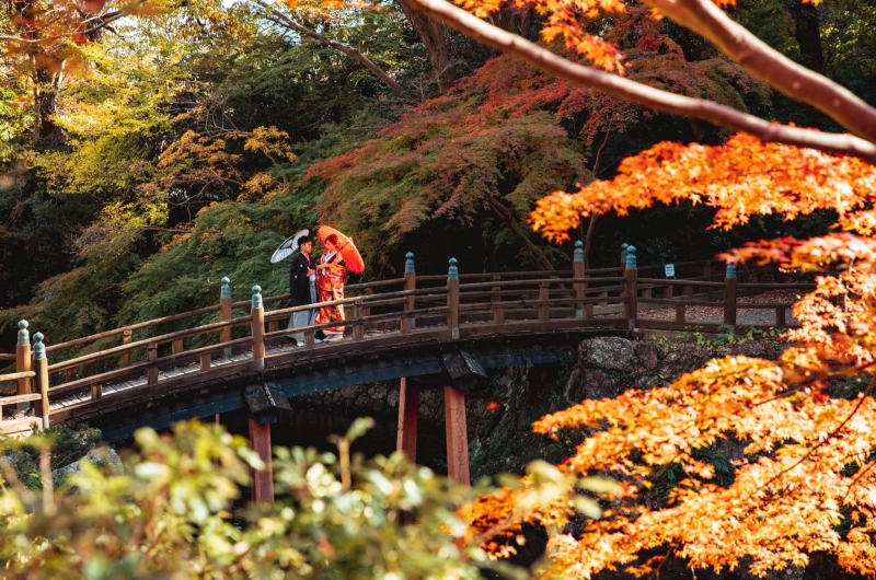 【早割！季節限定】紅葉ロケーション撮影、今なら衣裳選び放題＆全データもプレゼント♪