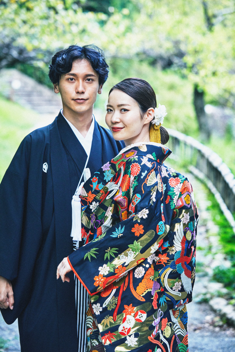 トレンド和装も選び放題!浜松城ロケーションで残し、ビューティーレタッチで最高に美しく仕上げる色調補正データ付きプラン