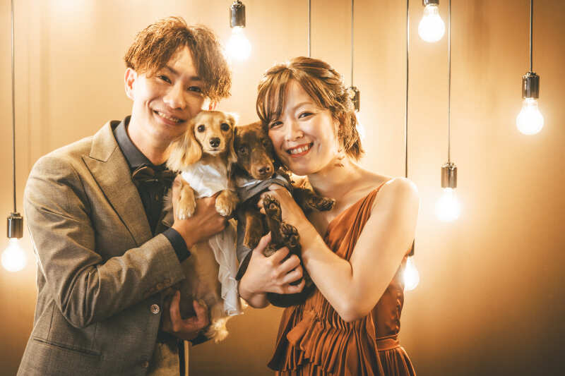 【ペットOK】愛犬・愛猫と一緒に前撮りプラン