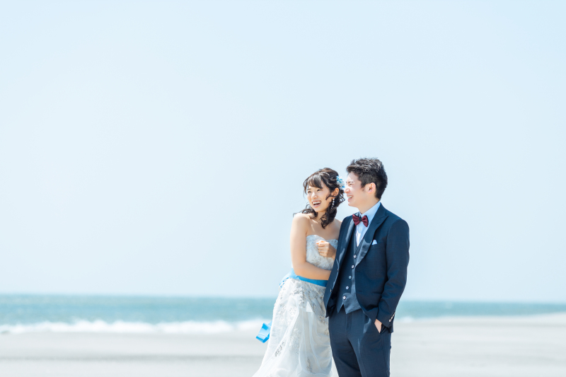 【季節限定】潮見海岸で海と撮る洋装ロケ