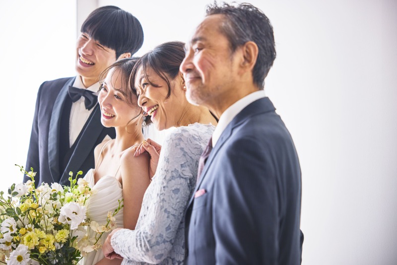 【家族フォト付】ご両親と一緒に記念撮影