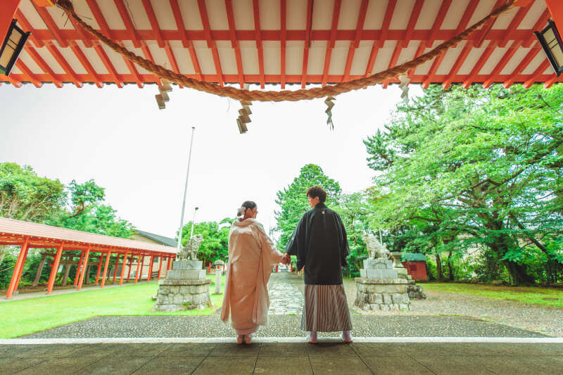 【秋葉神社人気No.1】赤鳥居で映える和装前撮り