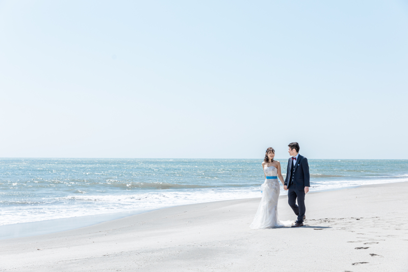 【季節限定】潮見海岸で海と撮る洋装ロケ