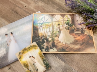 【6月ご成約限定】選べるアクリルパネルや木製パネルがついた嬉しいプラン。しかも！撮影シーンの追加も無料で承ります♪