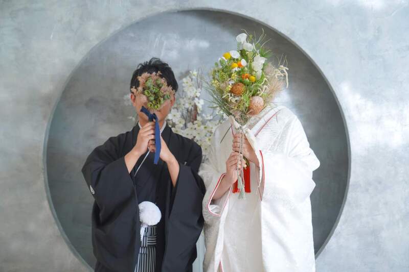 お持ち込みのブーケ☆