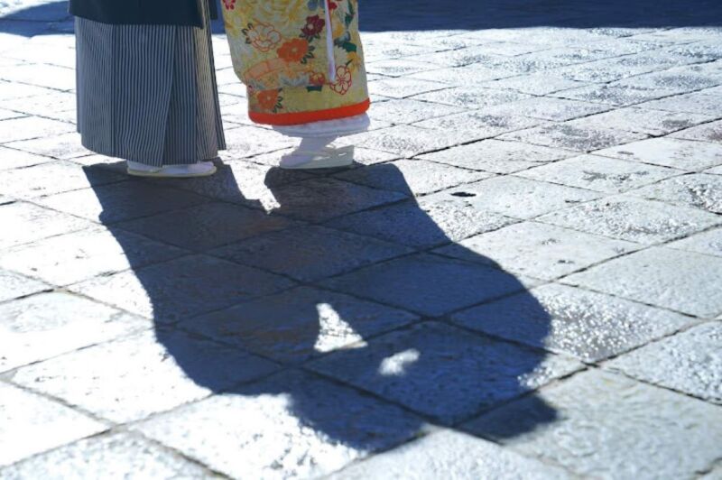 足元＆影ショット