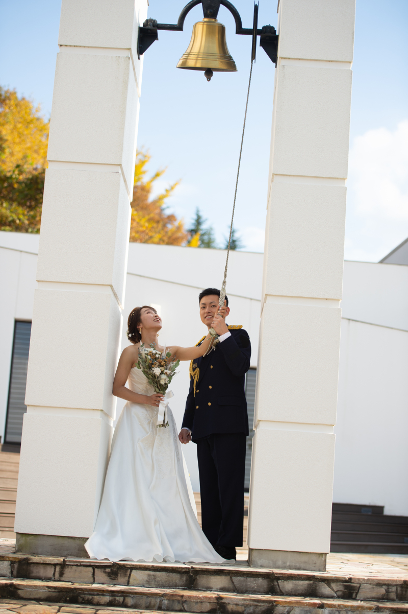 鐘を鳴らしました♪