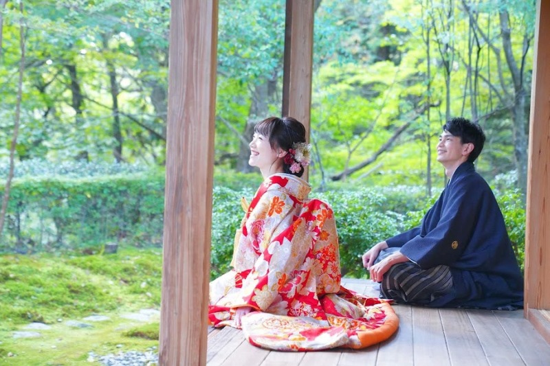 縁側に座りながら、とっておきの瞬間を。。。