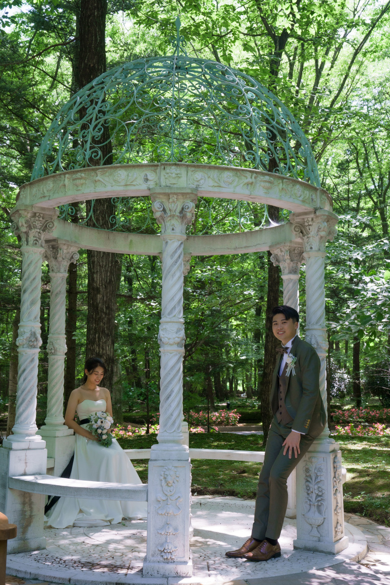 自然なお二人を