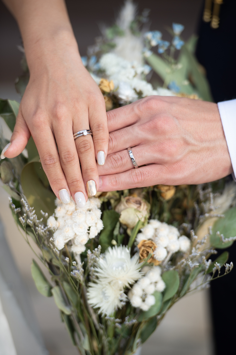 ブーケと指輪
