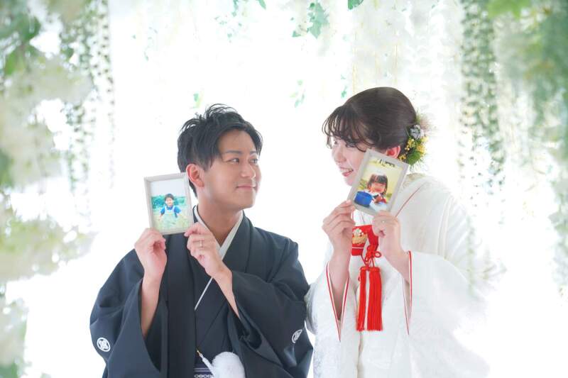 小さい頃のお写真と！