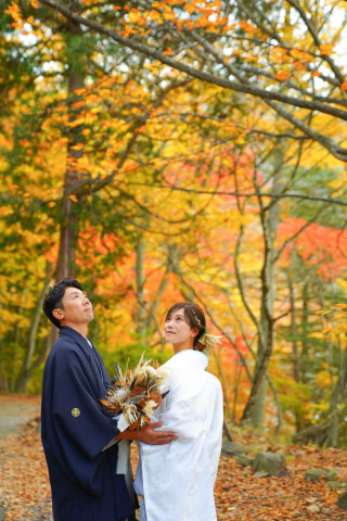 中禅寺湖　紅葉location