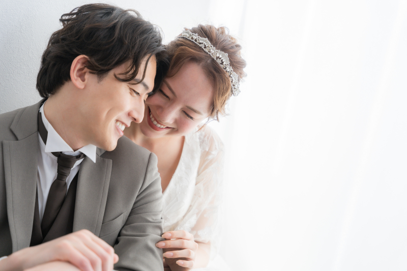 衣装にご納得いただけて初めてご成約、安心サービス◎