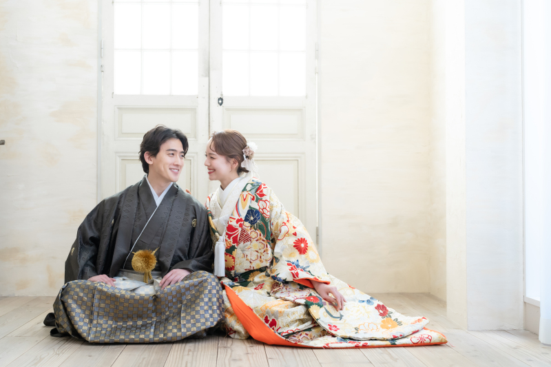 【こだわり派のあなたへ】和装&ドレススタジオ撮影◇アルバム&全カットデータ込◇衣装小物も選び放題!
