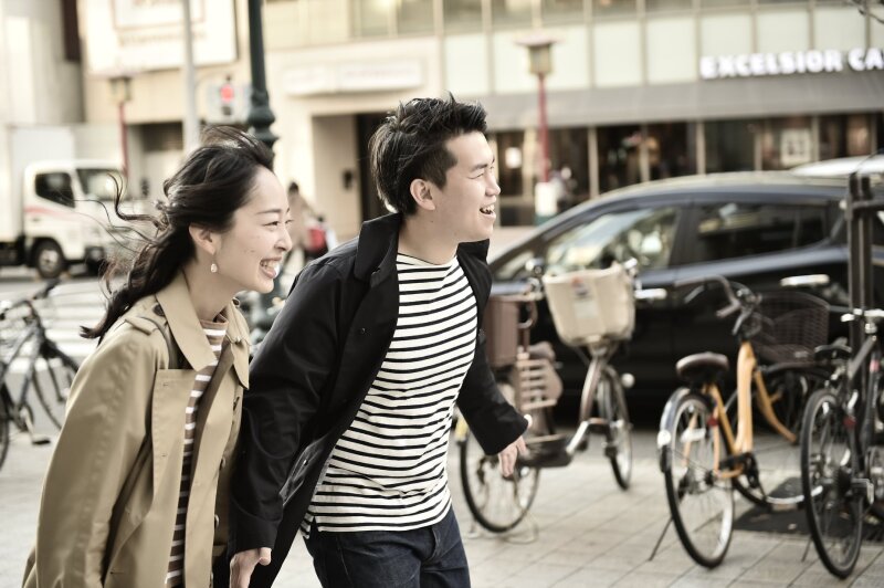 デートでよく歩いたね♡