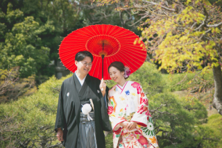 和装相楽園×洋装居留地　フォトウエディング