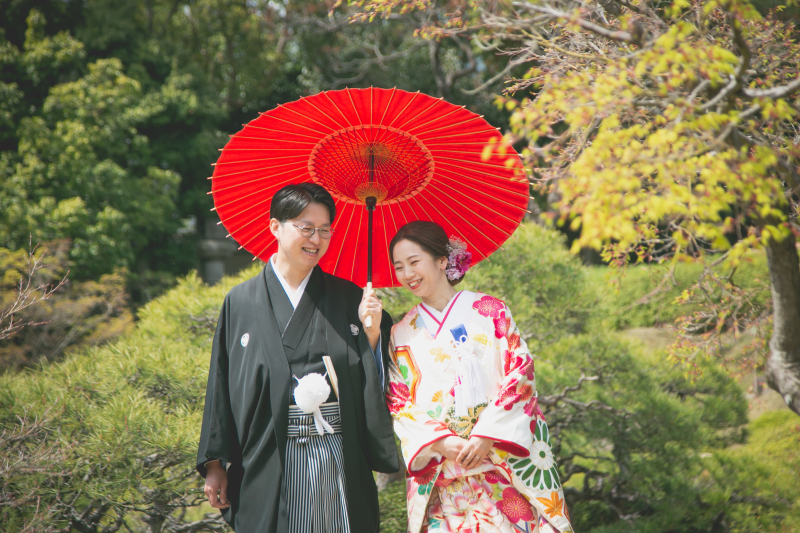 和装相楽園×洋装居留地　フォトウエディング