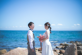 淡路島で和装洋装フォト♡