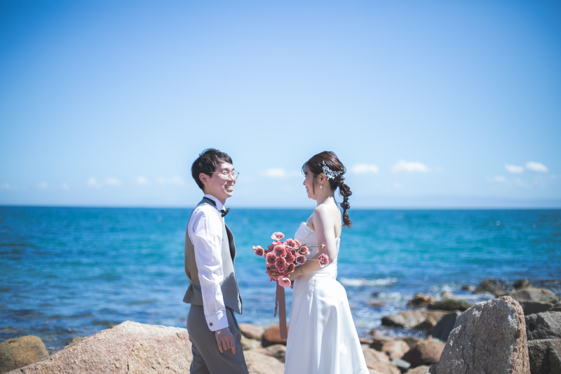 淡路島で和装洋装フォト♡