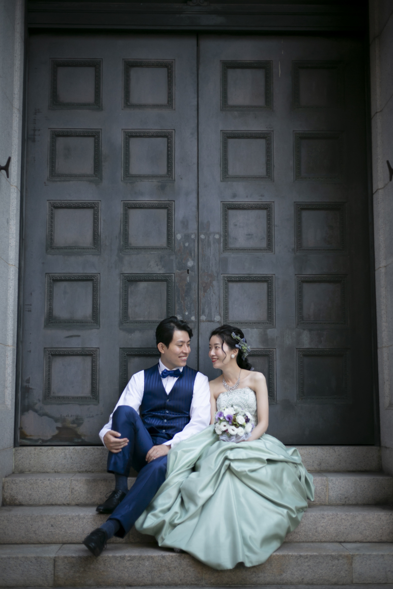 神戸ならではの街並みで