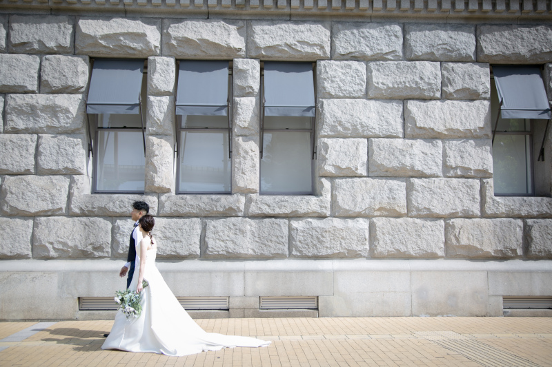 居留地へは徒歩で移動♪