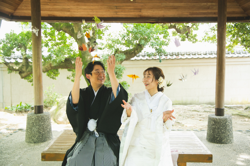 相楽園×白無垢スタイル