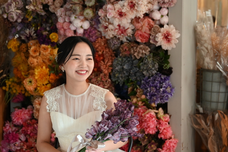 お花のセットで