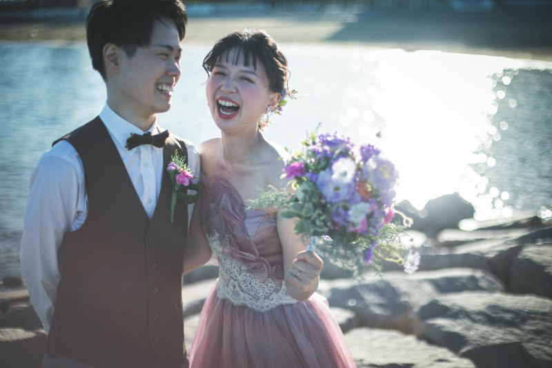 サンセットビーチで♡